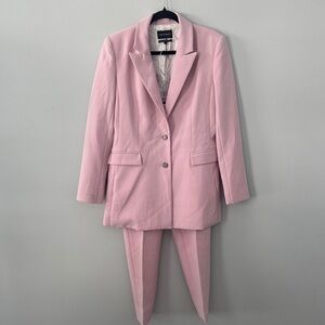 Something Navy Women's 2 pc Pant Set Sz S Blazer Sz 4 Pants Easter Spring Summer